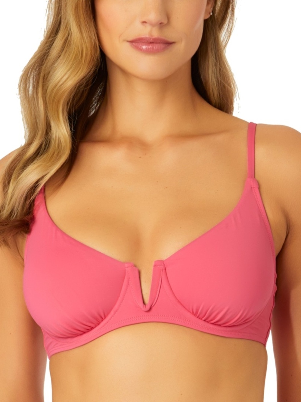 Anne Cole V Wire Elongated Underwire Top